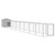 Dog House with Roof Light Gray 46.1"x400.4"x48.4" Galvanized Steel A949-3189067