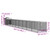 Dog House with Roof Light Gray 46.1"x400.4"x48.4" Galvanized Steel A949-3189067