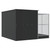 Aviary with Extension Silver 114.2x119.3x85.0" Steel A949-3216427