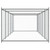 Dog Cage with Door Gray 32.8'x6.6'x4.9'Galvanized Steel A949-3209581