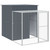 Chicken Cage with Run Anthracite 65"x179.1"x71.3" Galvanized Steel A949-3189109