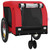 Pet Bike Trailer Red and Black Oxford Fabric and Iron A949-94020