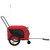 Pet Bike Trailer Red and Black Oxford Fabric and Iron A949-94020