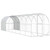 Chicken Coop Silver 314.96 x 78.74 x 78.74 in Galvanised Steel A949-3434683