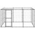 Outdoor Dog Kennel Steel with Roof 78.1 ft A949-3082293