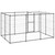 Outdoor Dog Kennel Steel with Roof 78.1 ft A949-3082293