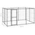 Outdoor Dog Kennel Steel with Roof 78.1 ft A949-3082293
