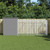 Chicken Cage with Run Light Gray 65"x179.1"x71.3" Galvanized Steel A949-3189114
