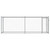 Dog Cage with Door Gray 13.1'x6.6'x4.9'Galvanized Steel A949-3209578