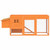 Chicken Coop Brown 80.3"x19.7"x33.1" Solid Wood Pine A949-172236