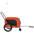 Pet Bike Trailer Orange and Black Oxford Fabric and Iron A949-94026