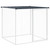 Chicken Cage with Roof Anthracite 158.7"x38.6"x35.4" Galvanized Steel A949-3189040