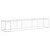 Chicken Yard Silver 196.85 x 39.37 x 39.37 in Galvanised Steel A949-42042522