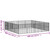 Dog Playpen Black Galvanized Steel Large Durable Dog Playpen A949-3209555