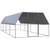 Outdoor Chicken Cage 9.8x26.2x6.6 Galvanized Steel A949-3154378