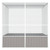 Bird Cage Gray 84.1"x85.6"x83.3" Galvanized Steel A949-171552