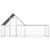 Chicken Coop 13.1'x6.6'x6.6'Galvanized Steel A949-144556