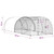 Chicken Coop Silver 157.48 x 59.06 x 39.37 in Galvanised Steel A949-3434666