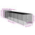 Chicken Cage with Run Light Gray 43.3"x239.8"x43.3" Galvanized Steel A949-3189095