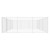 Outdoor Dog Kennel Galvanized Steel 224.4"x224.4"x72.8 A949-145034