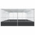 Aviary with Extension Silver 327.6"x163"x83.5" Steel A949-3214281