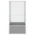 Bird Cage Gray 43.7"x42.1"x83.3" Galvanized Steel A949-171551
