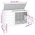 Rabbit Hutch Brown 40.6"x17.3"x27.4" Solid Wood Pine A949-172296