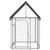 Outdoor Dog Kennel with Roof 39.4"x39.4"x59.1 A949-171495