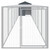 Chicken Cage with Run Anthracite 46.1"x320.1"x48.4" Galvanized Steel A949-3189071