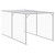Chicken Cage with Run Anthracite 46.1"x320.1"x48.4" Galvanized Steel A949-3189071