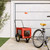 Pet Bike Trailer Orange and Black Oxford Fabric and Iron A949-93942