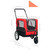 2-in-1 Pet Bike Trailer & Jogging Stroller Red and Black A949-91762