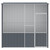 Bird Cage Anthracite 84.6"x30.7"x78.7" Galvanized Steel A949-172344