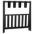 Luggage Rack Black 26.8"x15"x22.8" Bamboo A949-356366