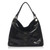 Color: BLACK - Resort Snake Skin Print Handbag K290-44507052736785