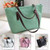 Color: Mint - Folklore Tote With Embossed Art K290-5722188997