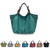 Color: TEAL BLUE - Journey Canvas Handbag K290-13637887950883
