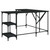 Desk Black 54.7"x54.7"x29.5" Engineered Wood A949-837587