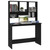 Desk with Shelves Black 43.3"x17.7"x61.8" Engineered Wood A949-800388