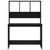 Desk with Shelves Black 43.3"x17.7"x61.8" Engineered Wood A949-800388