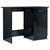 Desk High Gloss Black 39.4" x 19.7" x 29.9" Engineered Wood A949-801087