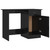 Desk High Gloss Black 39.4" x 19.7" x 29.9" Engineered Wood A949-801087