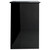 Desk High Gloss Black 39.4" x 19.7" x 29.9" Engineered Wood A949-801087