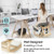 Ergonomic Kneeling Chair Rocking Office Desk Stool Upright Posture-Gray - Color: Gray D681-SP37687GR