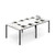 8 Feet Conference Room Table Large Meeting Table Seats up to 10 People-White - Color: White D681-CB10813DK+