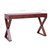 Computer Desk Brown 45.3x18.5x30.3" Solid Mahogany Wood A949-337082