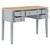 Writing Desk Gray 43.1"x17.7"x30.5" Wood A949-280070