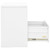 Filing Cabinet White 35.4"x18.1"x28.5" Steel A949-336286