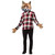 Fox mask with paws M680-GC5049