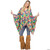 Adult tie dye hippie poncho N274-MR01FW90421